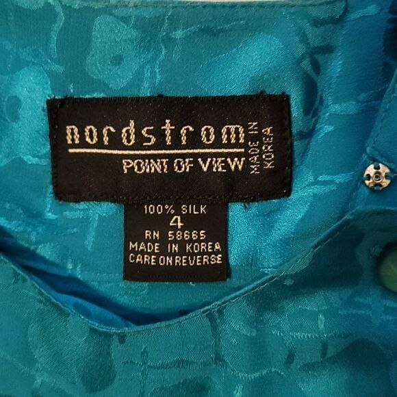 COPY - Vintage Nordstrom point of view pleated silk skirt set - Picture 12 of 14